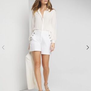 White 5” Mariner Shorts by WHBM